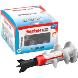 Fischer 40x Gipskartondübel DUOBLADE - 545677