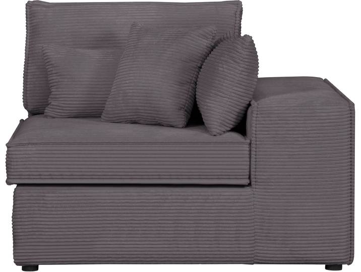 Sofaelement OTTO HOME Enid , grau, B:128cm H:75cm, 100% Polyester, Polsterelemente, als Teil eines Modulsofas, fester Sitzkomfort