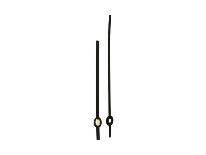 Glorex Uhrzeiger Metall Mattschwarz 10 7.5 cm