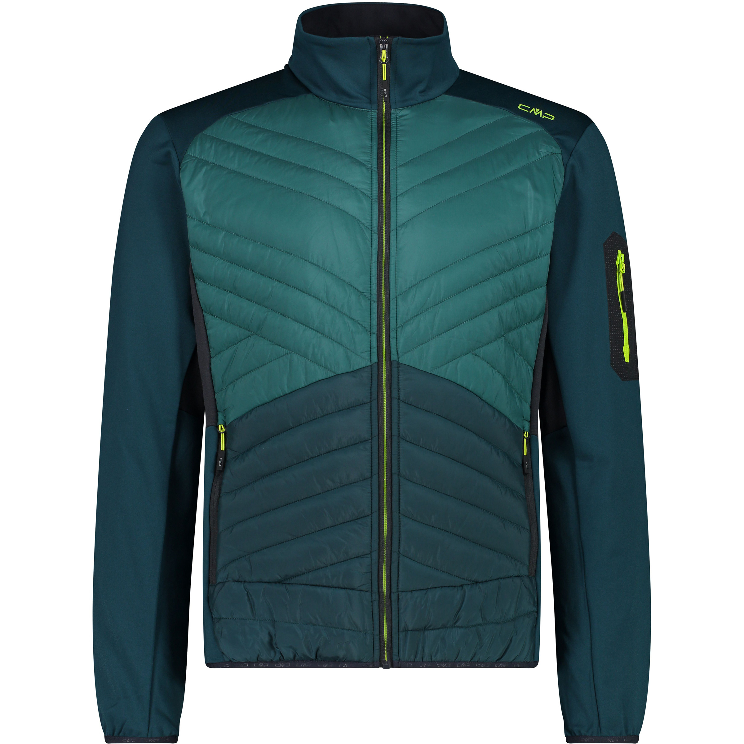 CMP Hybrid Herren Kunstfaserjacke tuerkis Größe XL Trekking Elastisch