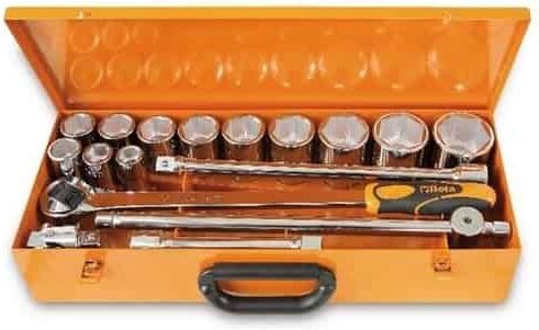 BETA Coffret 12 douilles et 5 accessoires 3/4'' 928 A/C12 - 9280955