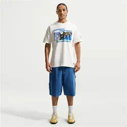 NIKE Sportswear Oversize Celeb T-Shirt Herren 133 - sail XL