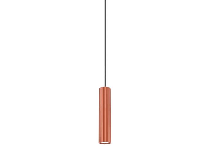 Design Pendellampe „Karbon“ 1-flammig Ockerrot Sollux Lighting