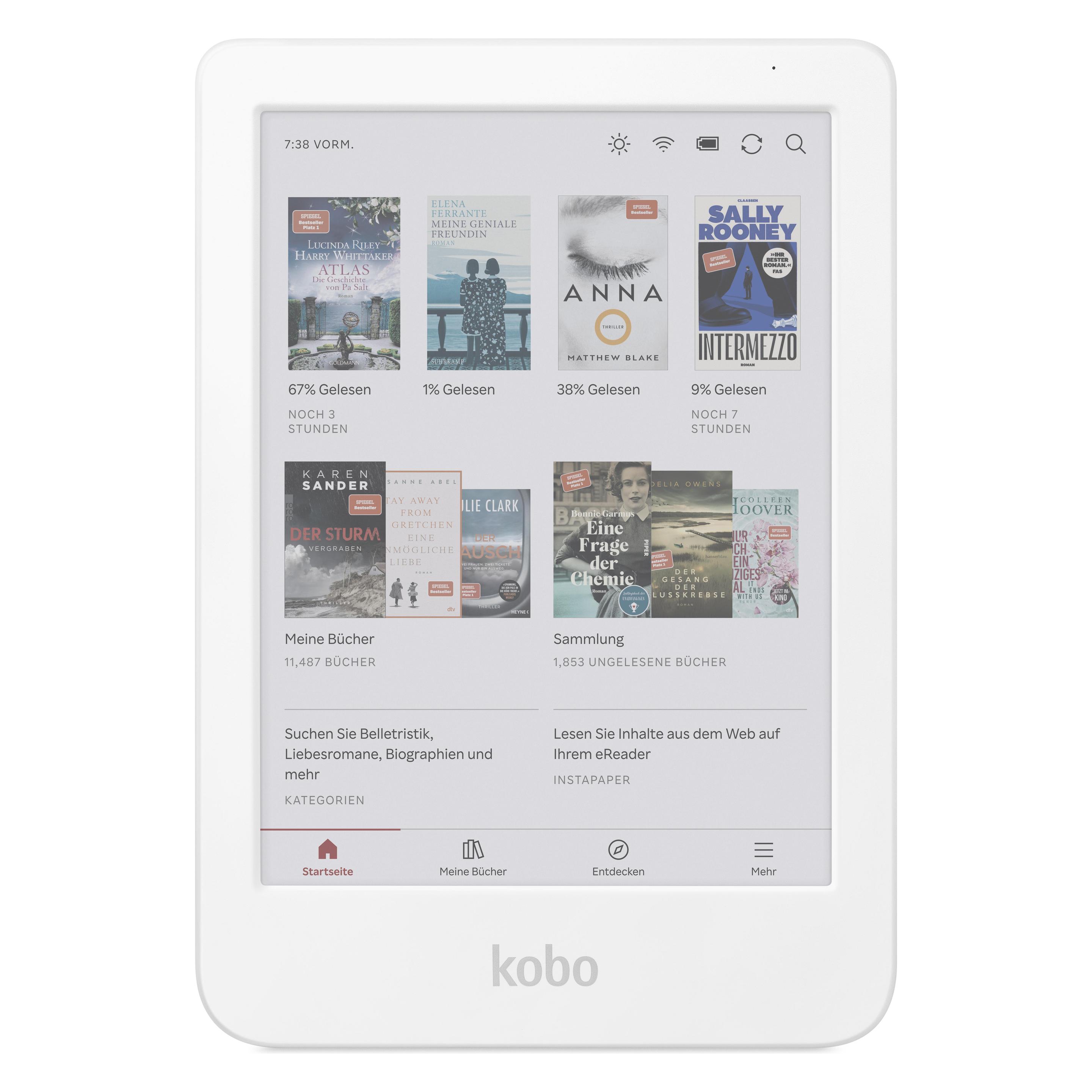 Kobo Clara Colour (6", 16 GB) (N367-KU-WH-K-CK)