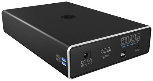 ICY BOX 61028 6.35cm (2.5 Zoll)-Festplattengehäuse 2.5 Zoll USB-C (USB 3.2 Gen 2)