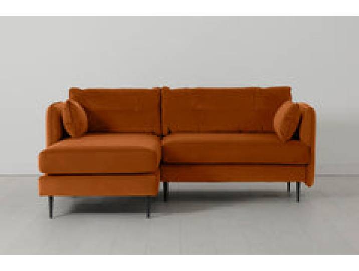 Model 19 Dreisitzer Chaiselongue-Sofa (Links), Bronze