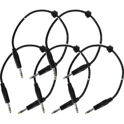 Pronomic Stage INSTS-0,5 Klinkenkabel 0,5 m Stereo 5x Set