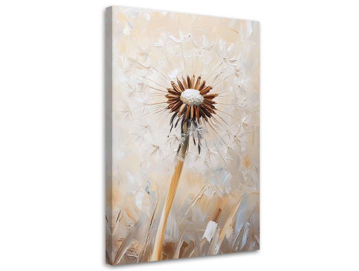 Feeby Leinwandbild Pustelblume Makro Beige 80x120cm, Baum/Pflanze/Natur, Rechteckig, 80x120 cm, Bilder & Rahmen, Bilder, Leinwandbilder