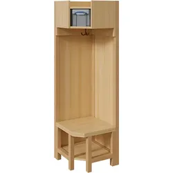Garderoben-Innenecke, für einfache Ablage inklusive Box