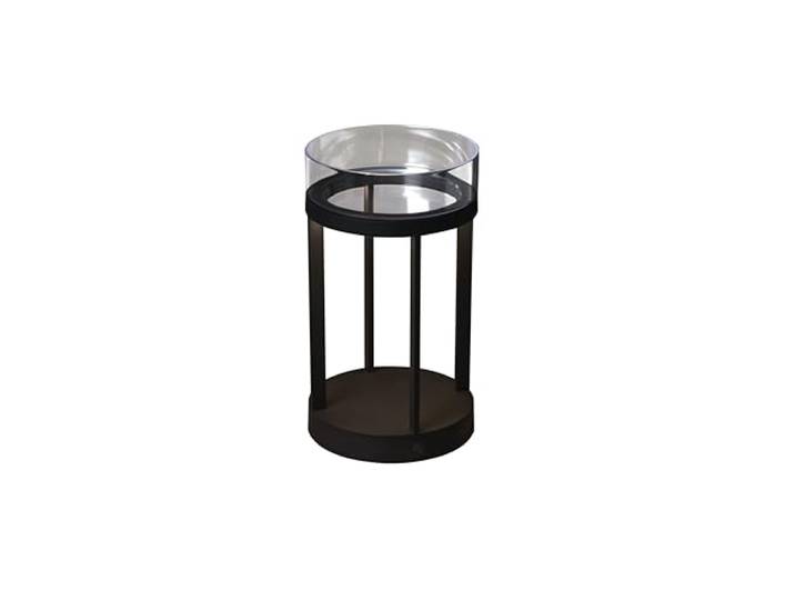 Konstsmide Lanterne LED Chieti - Pour intérieur/extérieur - Aluminium et verre - 2 couleurs de lumière - Intensité variable - Autonomie jusqu'à 20 h - 7821-750