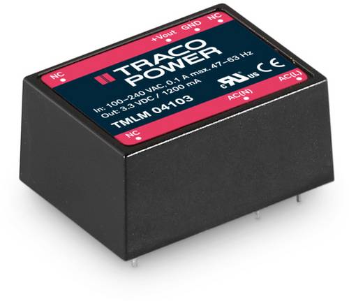 TracoPower AC/DC-Printnetzteil TMLM 04105 5 V/DC 0.8A 4W