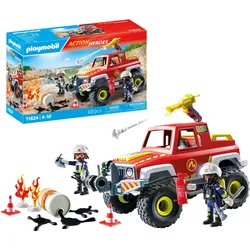 PLAYMOBIL 71824 ACTION HEROES Feuerwehrtruck