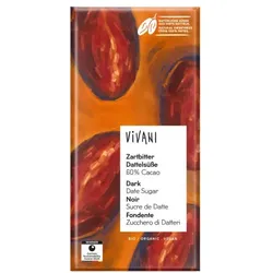 Vivani Zartbitter Dattelsüße Schokolade bio