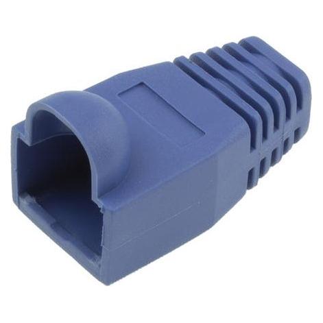 ACT RJ45 blue boot for 5.5 mm cable. Color: Blue Cable boot rj45 5.5mm blue (TT4512)