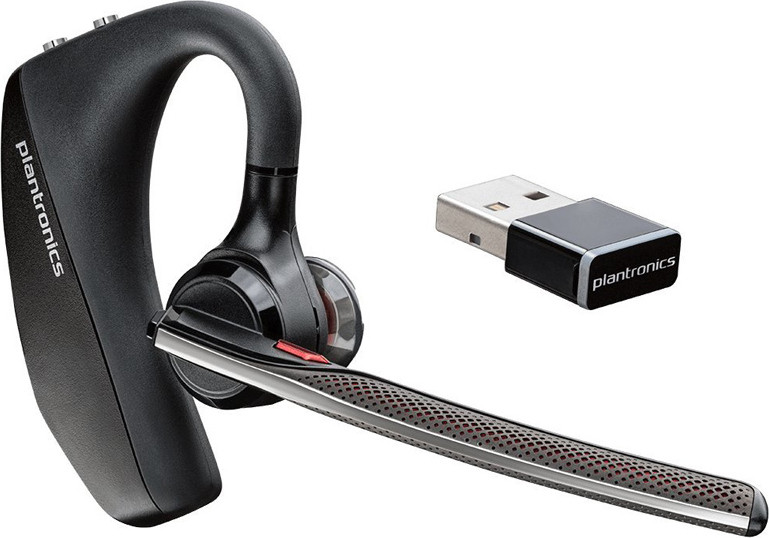 Poly Plantronics Voyager 5200 UC Bluetooth Draadloze Hoofdtelefoon met Oordopjes