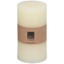 Arti Casa, Kerzen, Rustikale Kerze Ø7xh13cm Creme