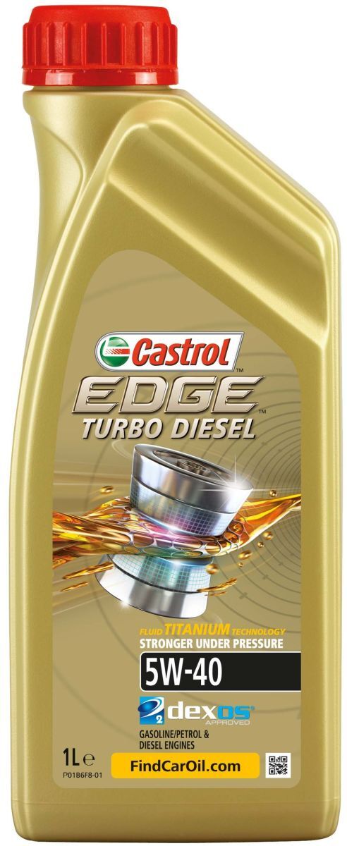 Motoröl CASTROL 15F819 Edge Turbo Diesel 5W40 4L