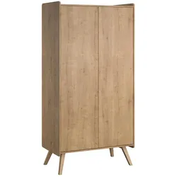 BABYKLEIDERSCHRANK 2 Türen Holz