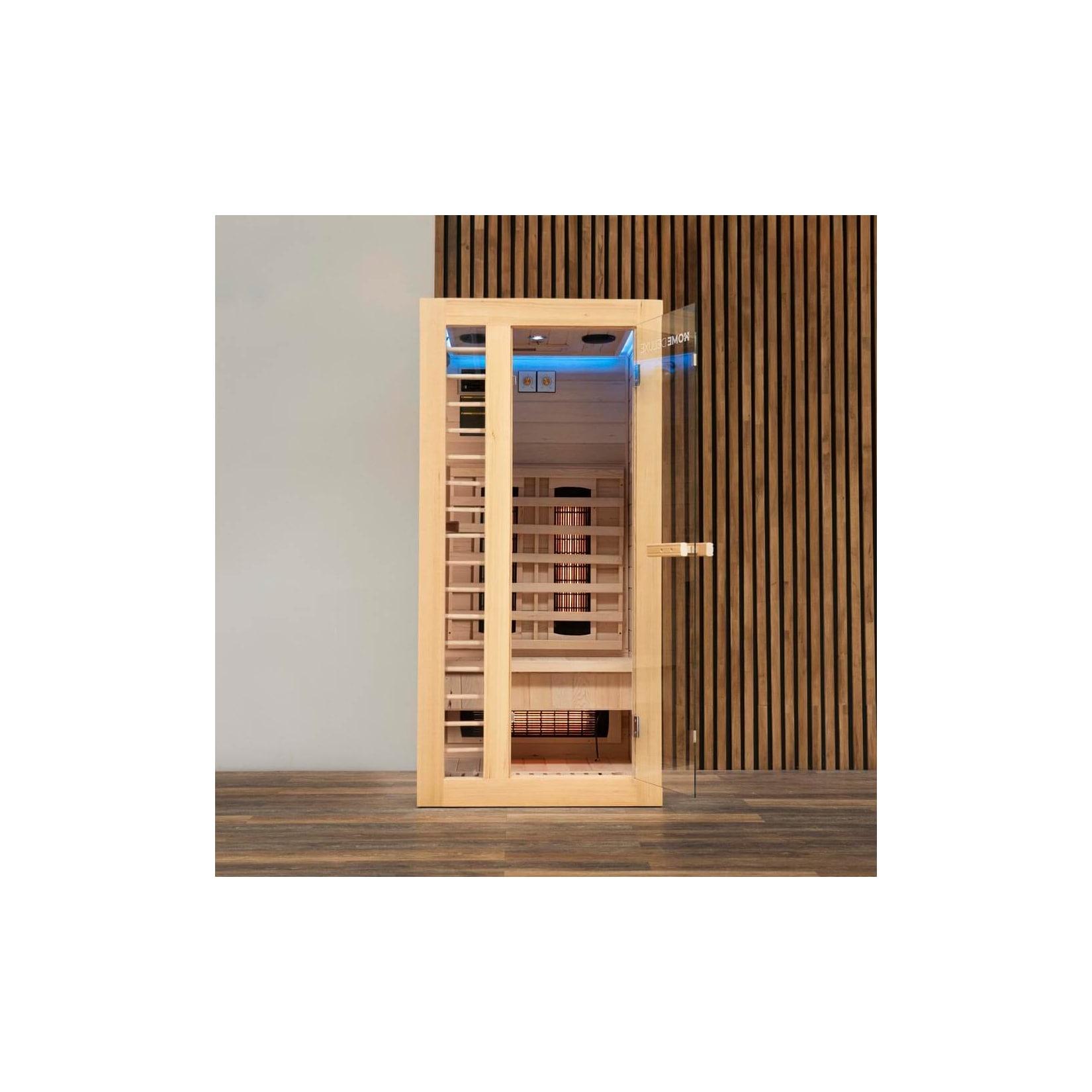 HOME DELUXE Infrarotkabine REDSUN DELUXE S - 90 x 90 cm für 1 Person