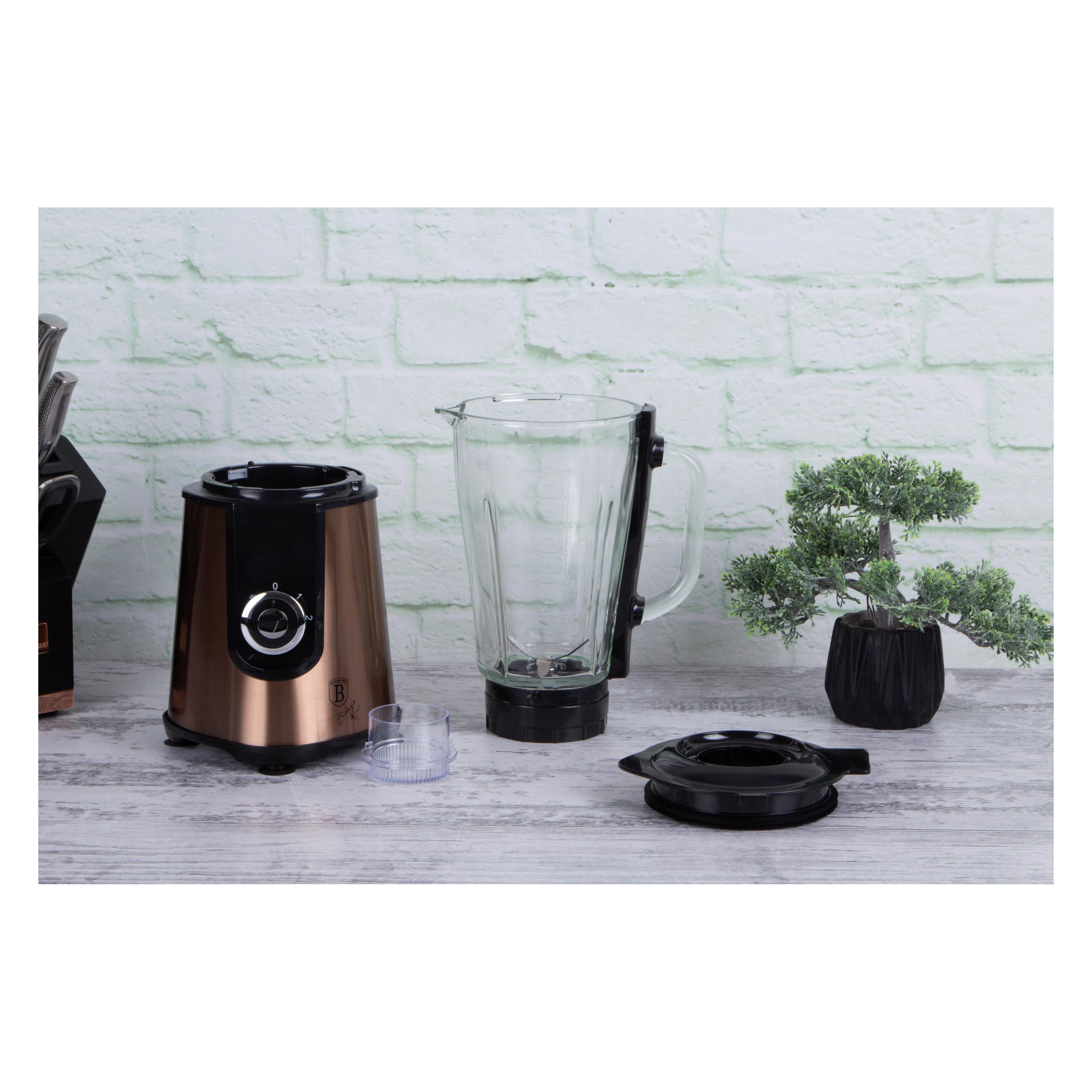 BerlingerHaus BH9448 Table blender with 1,75 L GLASS jar, 1000 W Metallic Line (1000 W) (BH/9448)