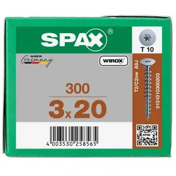 SPAX® Rückwandschrauben T10 3x20mm 300 St.
