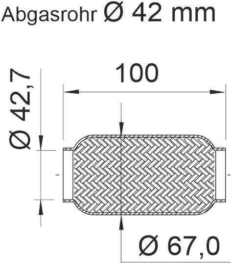Ernst Flexrohr, Abgasanlage 460354
