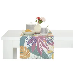 como Tischläufer  Tropical , mehrfarbig , Synthetik , Maße (cm): B: 40