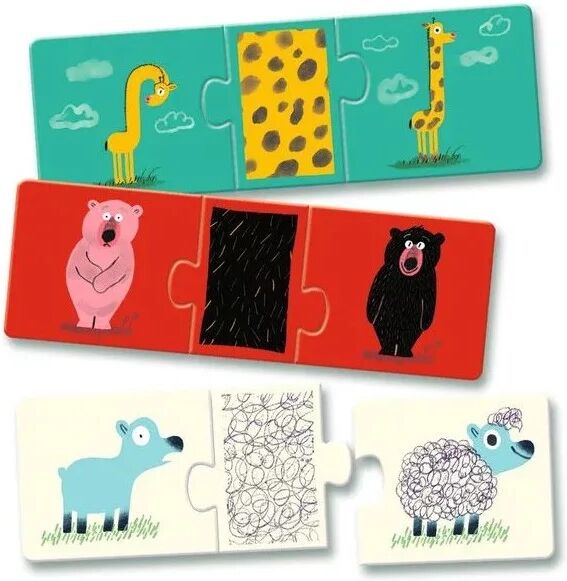 Puzzle trio Tout nu 8x3 pcs - Djeco