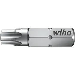 Wiha Bit Standard 25 mm TORX Tamper Resistant (T25H) 1/4 zoll in Box - 2 Stück - 38652
