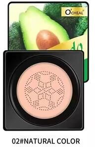 Inspired Finds OCHEAL Mushroom Head BB Cream Foundation Smooth Face Makeup Concealer Cushion Compact 02 Natural Avocado