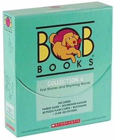 Scholastic Bob Books Collection 6: 6 Books Box Set [First Stories and Rhyming Words]