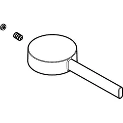 Hansgrohe Griff inkl.Gewindeschr.+Stopfen HG Zesis mattschwarz, 87868670 87868670