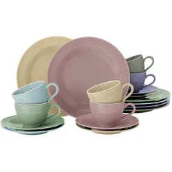 Seltmann Weiden Kaffeeservice Beat Color Glaze 18-tlg.