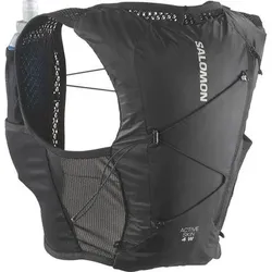 SALOMON Rucksack ACTIVE SKIN 4 Women SET BLACK/METAL, Größe S in Schwarz Schwarz