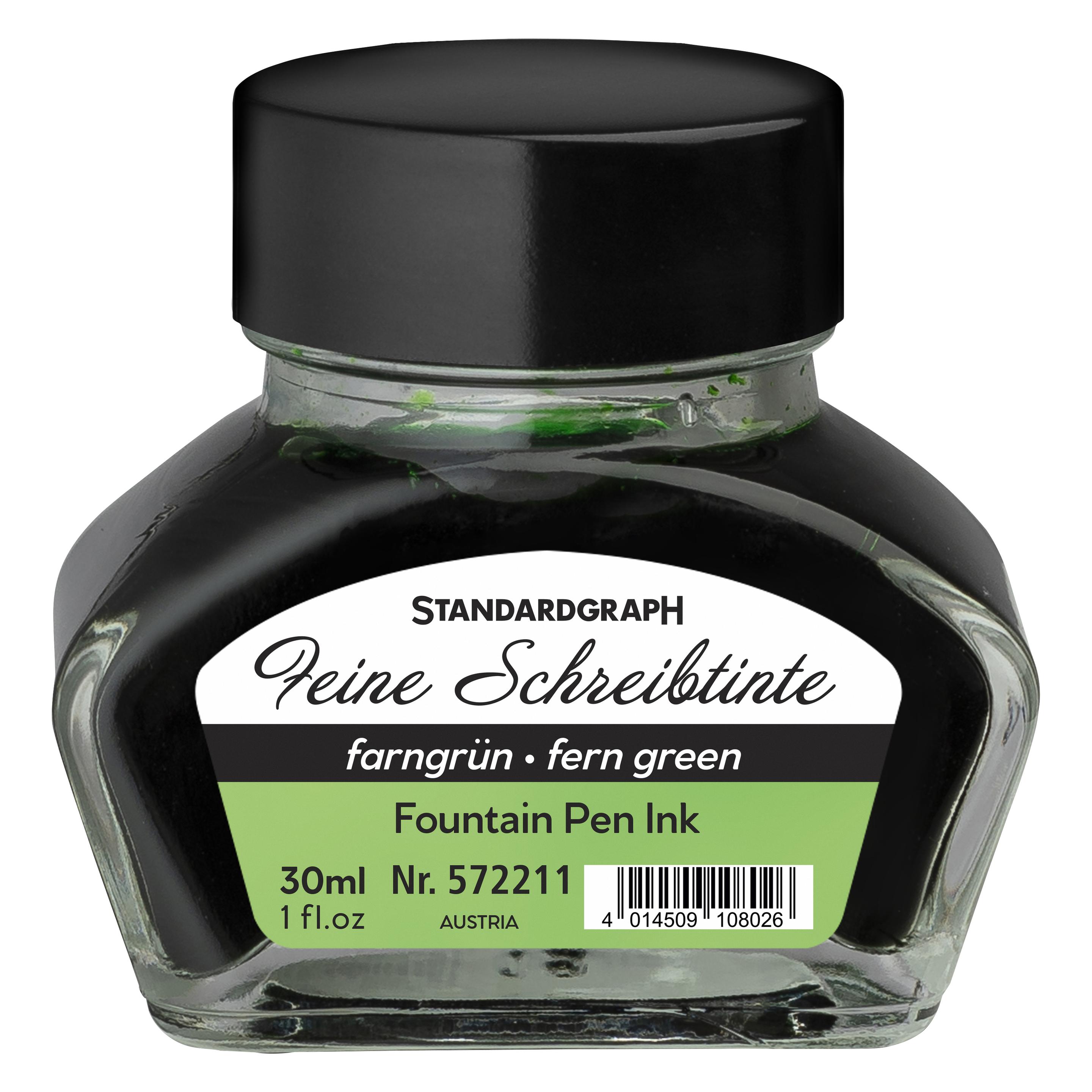 Standardgraph Tinte 30 ml Farngrün (Grün) (572211-SG)