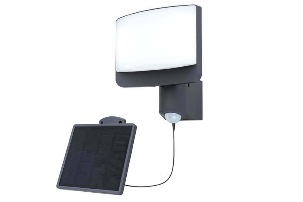 Lutec Sunshine Solar wandlamp antraciet