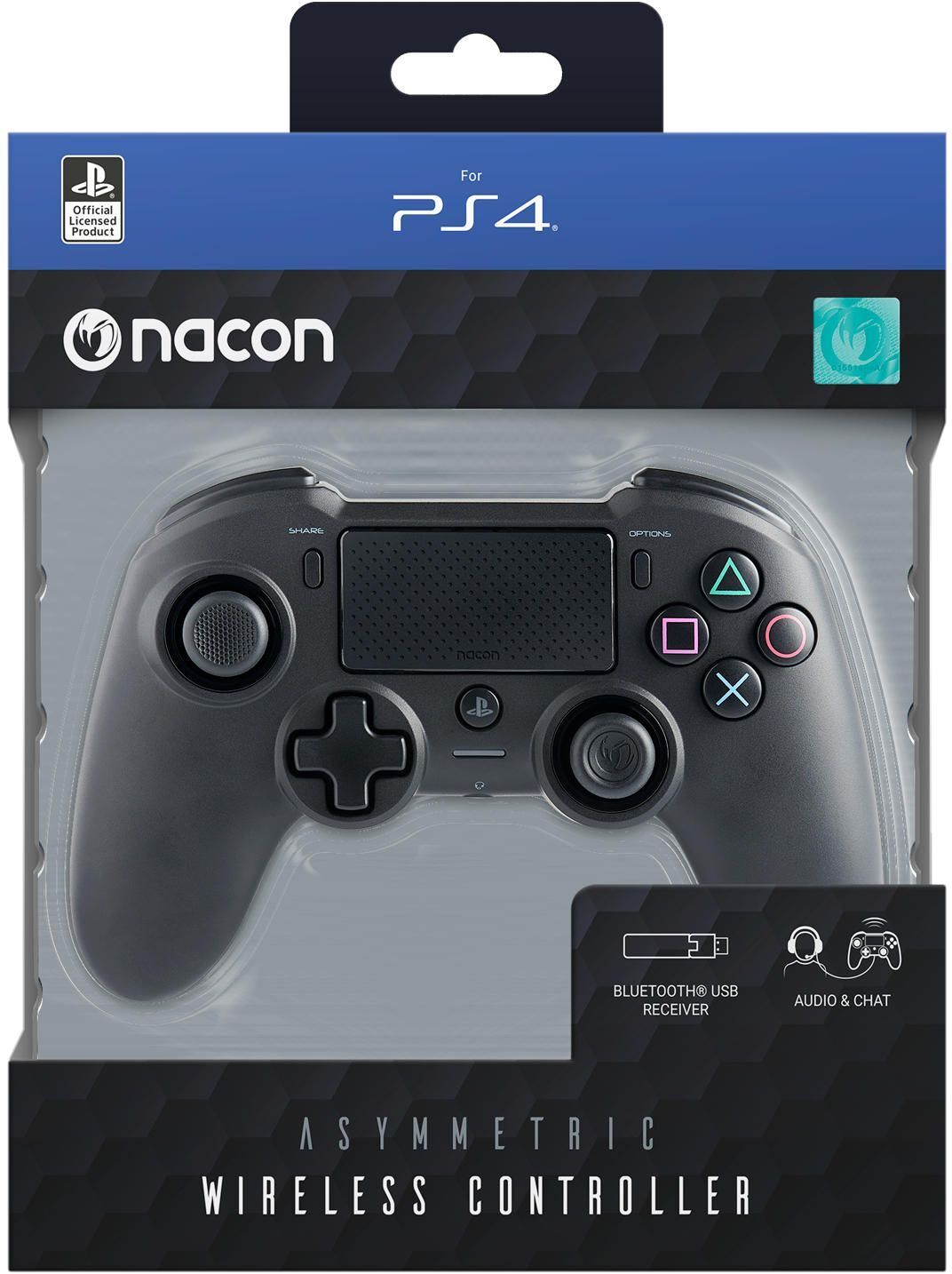 Nacon Asymmetric Langaton Ohjain PS4 PC