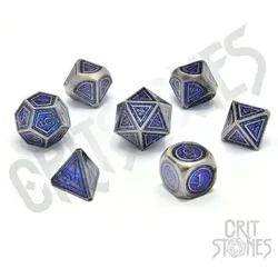 Crit Stones Paladin's Pledge Metal RPG Dice Set