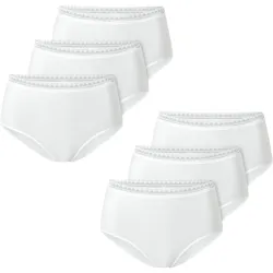 Schiesser Damen Midislip Modern Multipacks 6er Pack