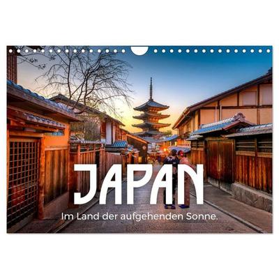 Japan - Im Land der aufgehenden Sonne. (Wandkalender 2027 DIN A4 quer), CALVENDO Monatskalender