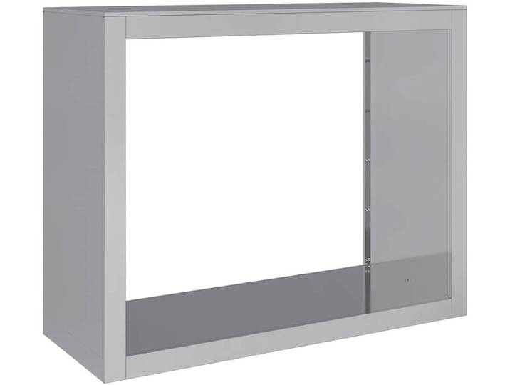 vidaXL - Haardhoutrek - 100x40x80 - cm - gegalvaniseerd - staal