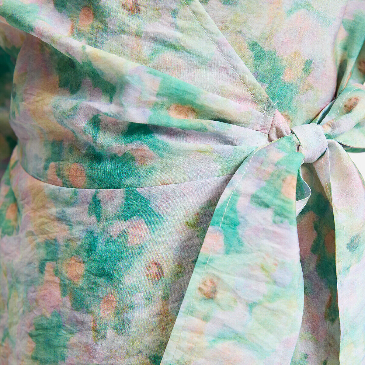 LA REDOUTE COLLECTIONS Robe portefeuille courte manches 3/4 imprimé floral