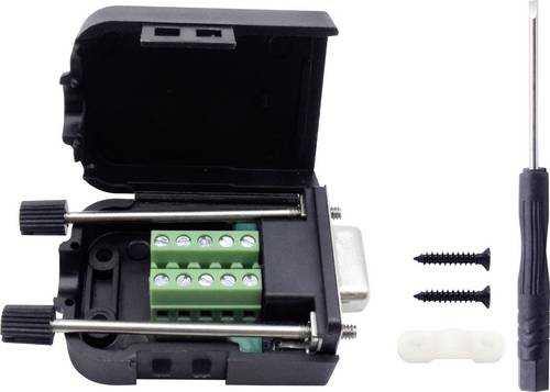 TRU COMPONENTS T190C4089 D-SUB Einbaubuchse Polzahl: 9 Schrauben 1St.