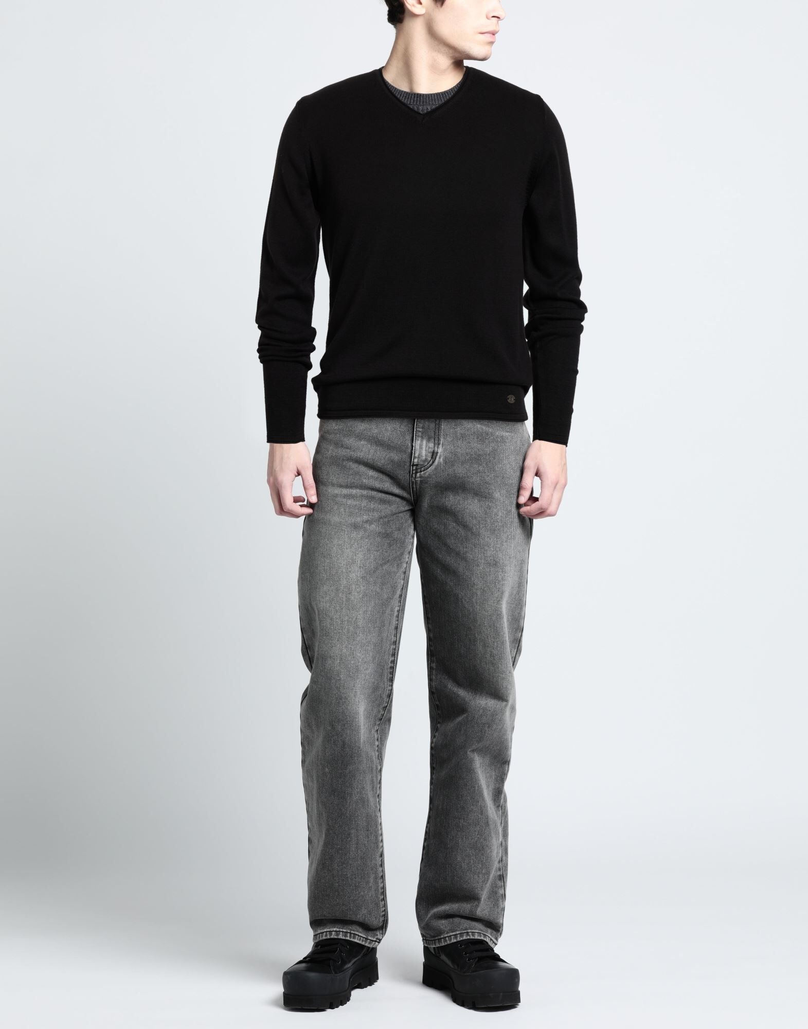 Recycled Art World Pullover Hombre Negro S Hombre