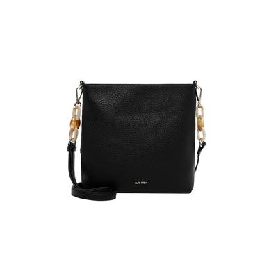 Umhängetasche SURI FREY "Umhängetasche SFY Jeanny", Damen, Gr. B/H/T: 29cm x 27cm x 6cm 0, schwarz (schwarz 100), Polyester, Taschen Umhängetasche