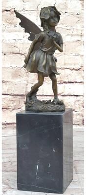 Bronzhaus Fairy Daydream Bronze Sculpture Figure By French Artist Milo Hot Cast Figurine
