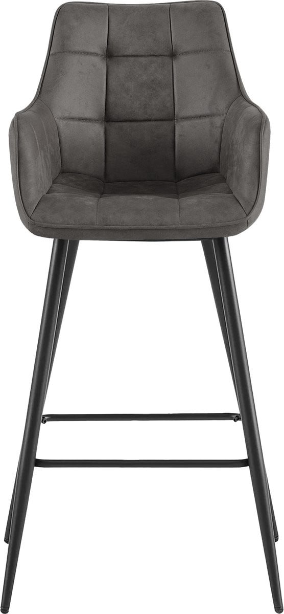 Benoa Barstoel Lucille Arm - Antraciet - set van 2