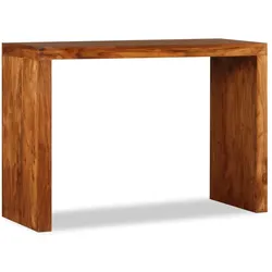 Décoshop26 - Konsolentisch aus Massivholz mit honigfarbener Oberfläche 110 x 40 x 76 cm DEC031747
