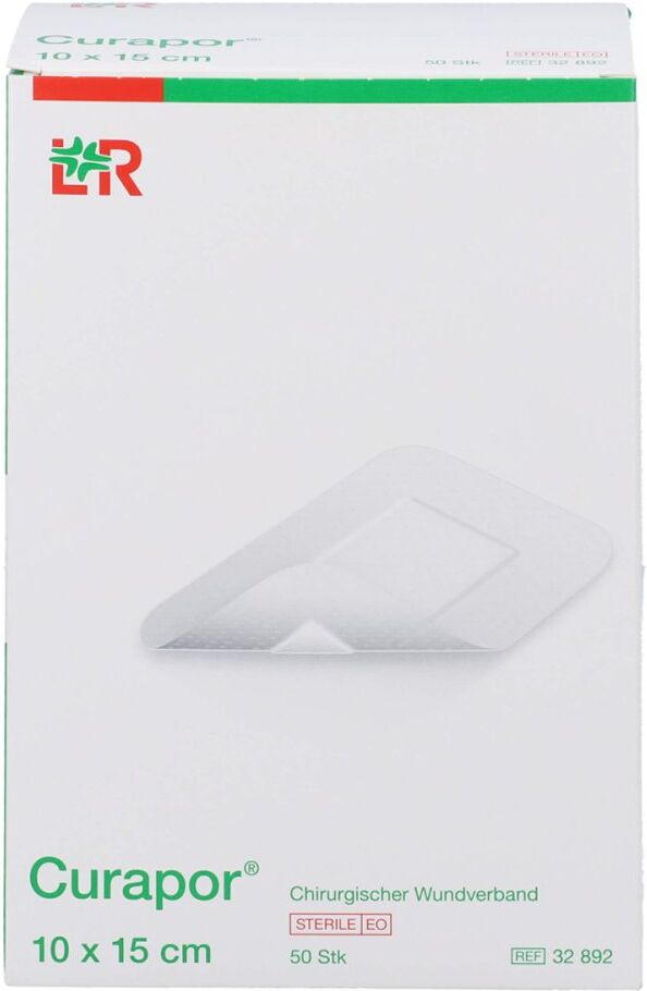 Curapor Wundverband steril 10x15 cm 50stk