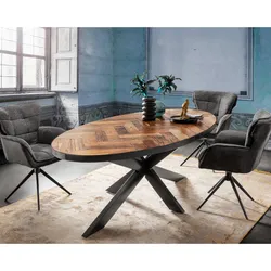 die Faktorei »Oldwood« Esstisch oval 210x105 cm